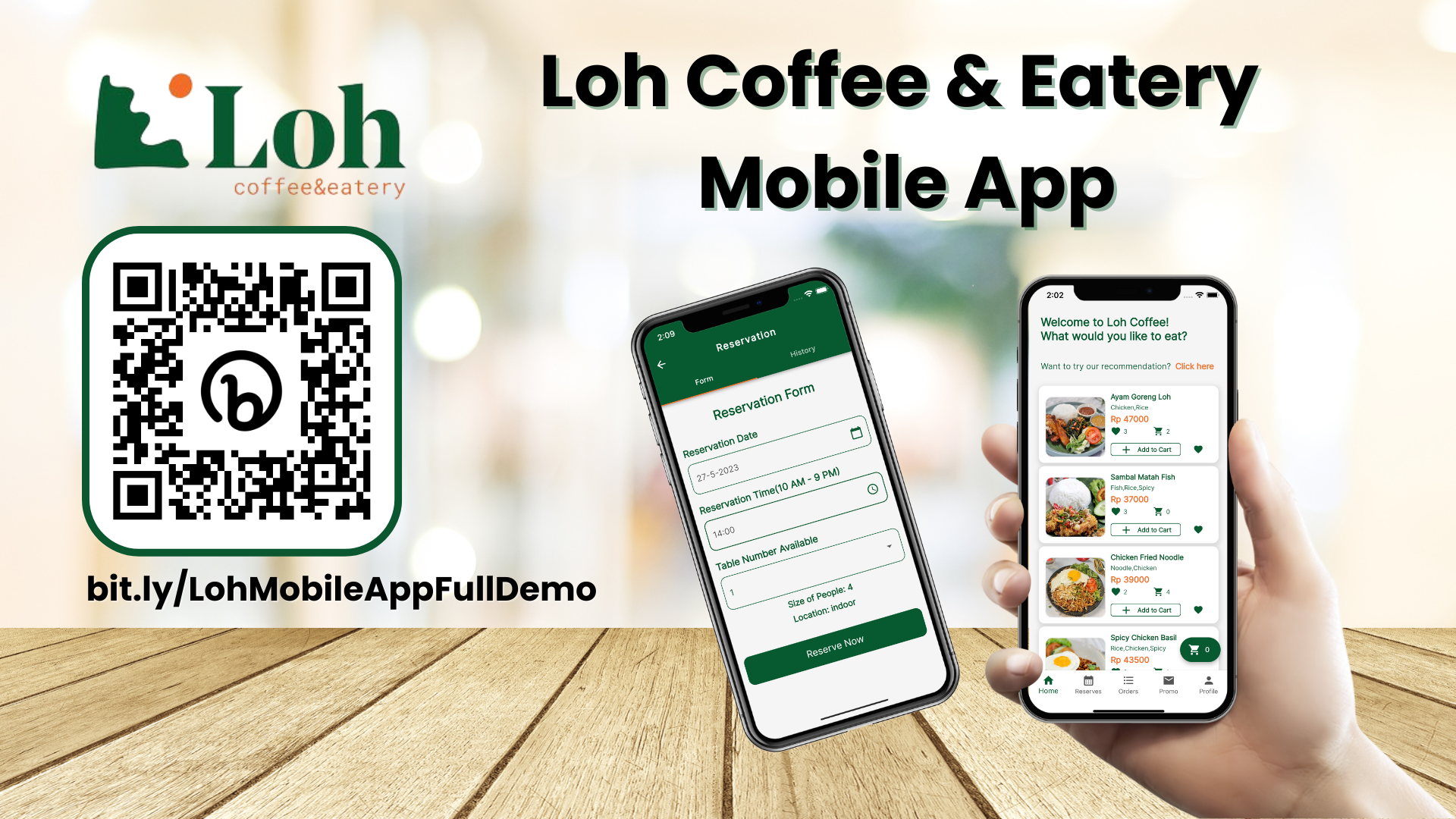 Loh Coffee App portfolio